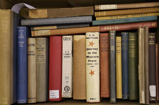 Maxwell, Donald - The Last Crusade, qto, with 100 sketches in colour etc., London 1920 (a.f.), Campbell,